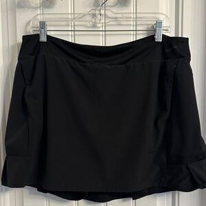 Nike Black Athletic Skort | Women’s ActiveTennis Golf Skort Size XL